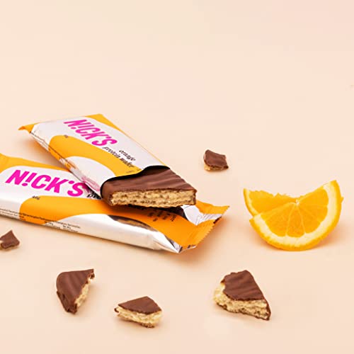 Nicks Keto Bar Peanuts N Fudge, snack al caramello di cioccolato, 175 calorie, 3,9 carboidrati netti, senza zucchero aggiunto, senza glutine, dolci a basso contenuto di carboidrati (15x40g)