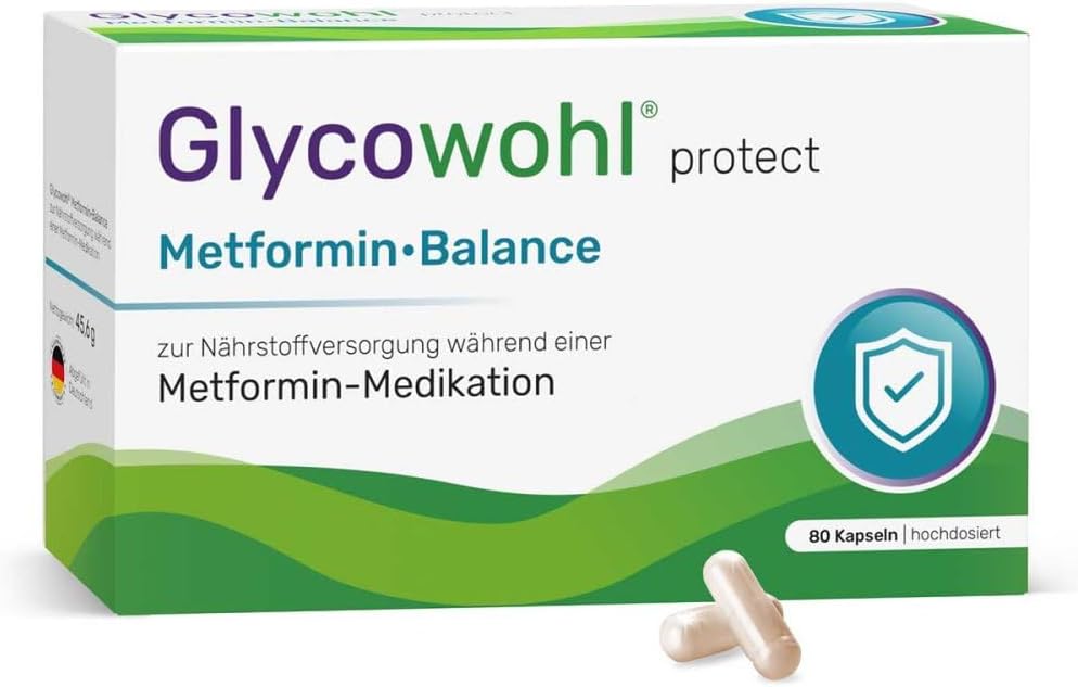 GLYCOWOHL Metformin Balance Nährstoffversorg.Kaps. 80 stk