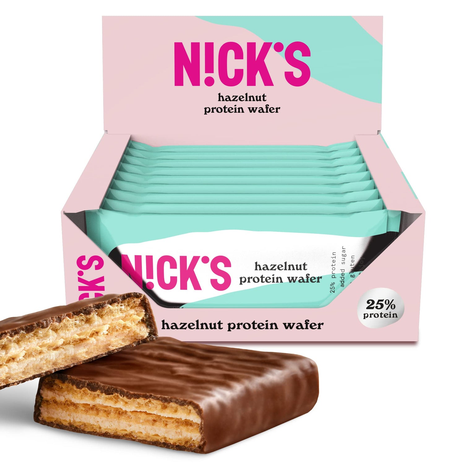 Nicks Keto Bar Peanuts N Fudge, snack al caramello di cioccolato, 175 calorie, 3,9 carboidrati netti, senza zucchero aggiunto, senza glutine, dolci a basso contenuto di carboidrati (15x40g)
