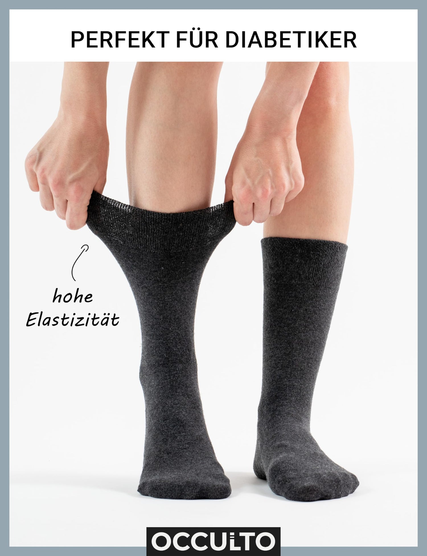 Pack de calcetines diabéticos de las mujeres Occulto de 10 (Modelo: Julia)