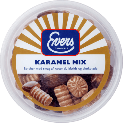 Evers karamel mix 180g bøtte