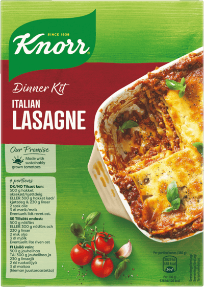 Knorr lasagne 262 g