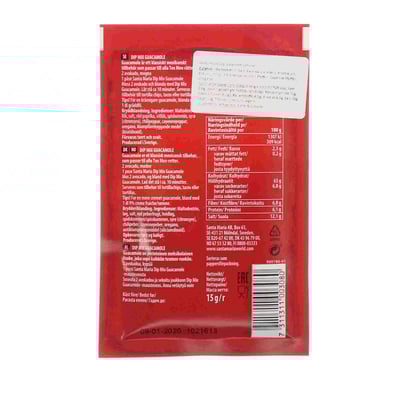 Santa Maria Tex Mex Guacamole Mix 15 g