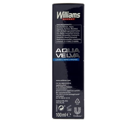 Williams Aqua Velva After Rading 100ml