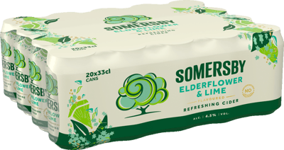 Somersby Elderflower Lime 20x033l