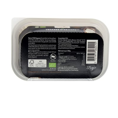 Smørbar Naturli Øko 225 g BIO