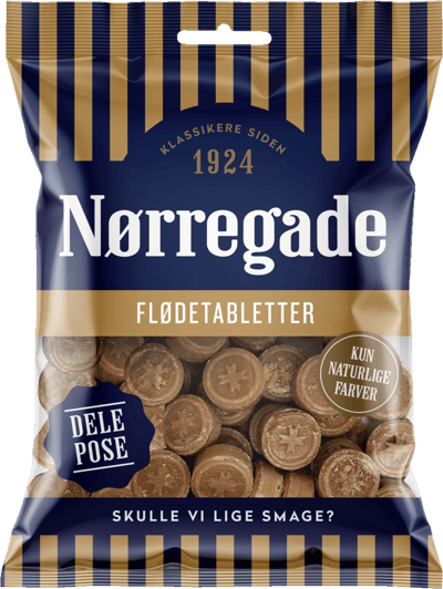 Flødetabletter Nørregade 150g