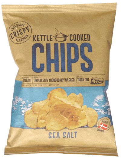 Kettle Cooked Chips SeaSalt 150 g