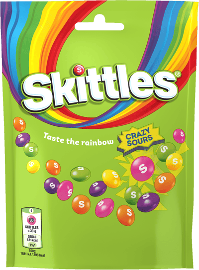 Skittles Crazy Sour 152g