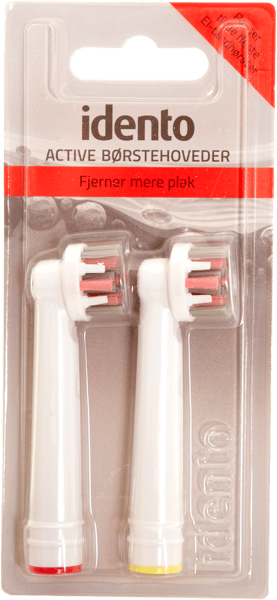 Idento Active Børstehoveder 2 stk