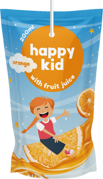 Naranja feliz niño 8x200 ml