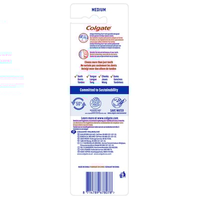 Colgate Tandbørste Max Alb Medium 3-Pak