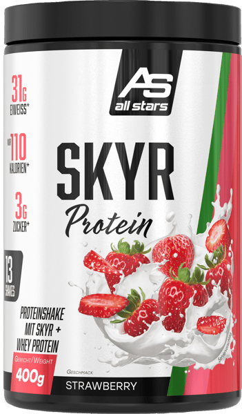 All Stars Skyr Protein Jordbær 400G