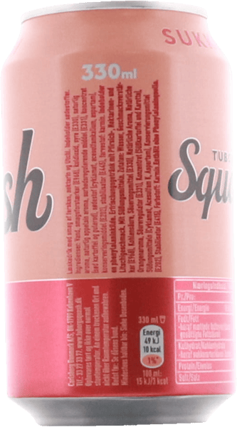 Tuborg Squash Fersken sukkerfri 24x033l