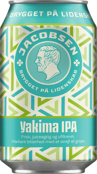 Jacobsen Yakima IPA Indian Pale Ale - 65% Øl 12x33cl Dåse