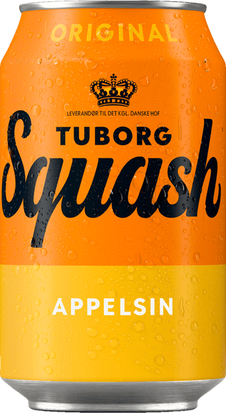 Squash Tuborg - Sodavand 24x33cl Dåse