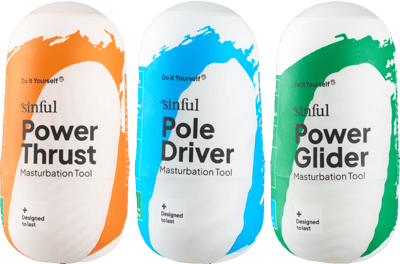 Sinfuld onani værktøjskasse 3-pak