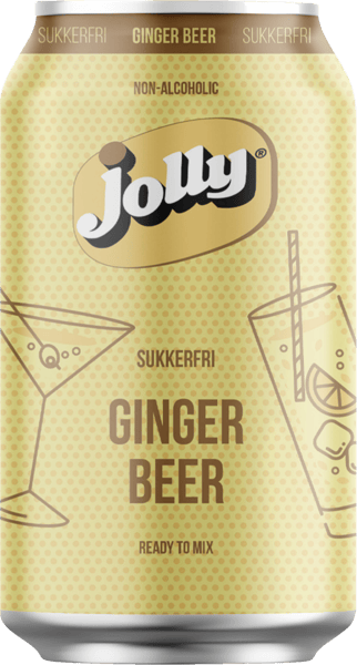 Jolly Sukkerfri Ginger Beer 12x033l