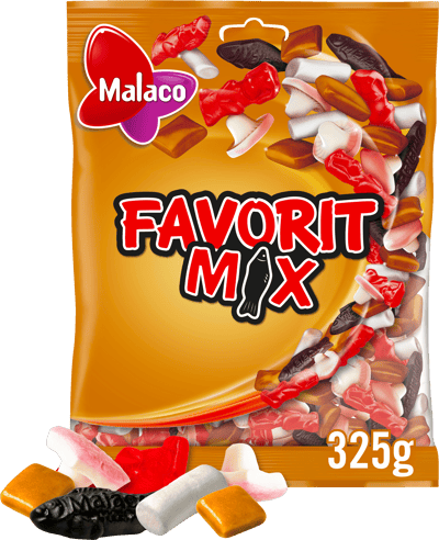 Malaco Godt & Blandet Favorit Mix 325 g