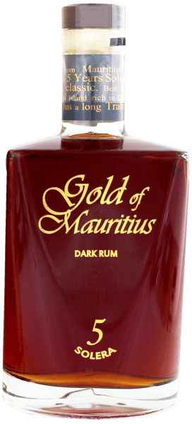Gold of Mauritius Dark Rum Solera 5 40% 07L