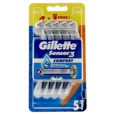 Gillette Sensor3 4+1 Value Pack