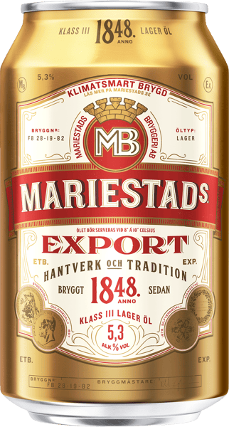 Mariestads Export 53% 24x033 l