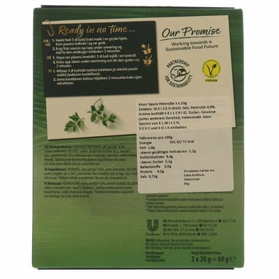 SAUCE KNORR PERSILLE 3X20G