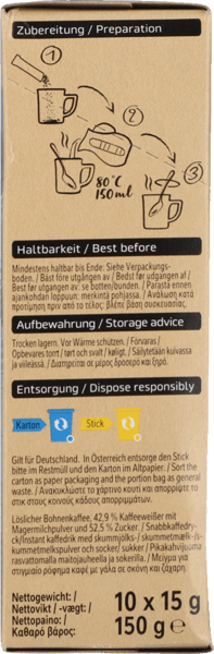 Istantaneo 3in1 cremoso nescafe 10 stk