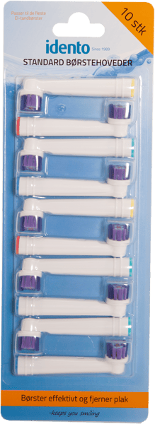 Standard Identifica Børstehoveder 10-Pak