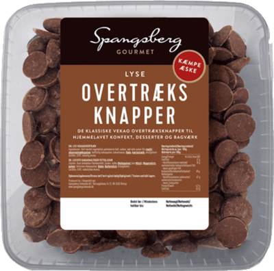 Spangsberg Overtræksknapper Lyse 720g