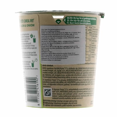 Knorr snacks potten potatismos m bacon 51 g