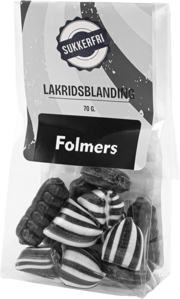 Lakridsblanding Folmers Sukkerfri 70g