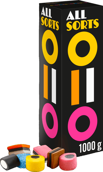 Malaco Allsorts Tower 1000g