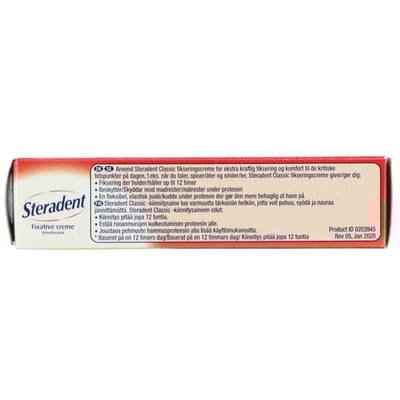STERADENT FIXATIV ULTRA TUBE 40 ml