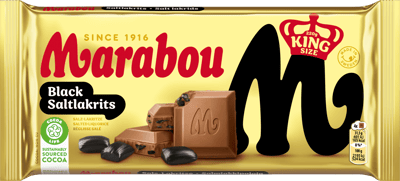 Marabou Black Saltlakrids 220 g