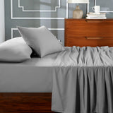 Deluxe 100% di lino di cotone set grigio