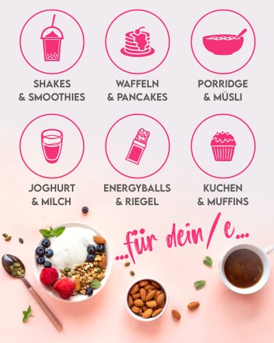 Zuckerfreilich Collagen Pulver Kokos 240g Ohne Zucker, Kollagen MIT Vitaminen, Zuckerfreies Protein und SpurenElementen, Hochdosiert MIT 7.000 mg Kollagenhydrolysat Pro Porsjon