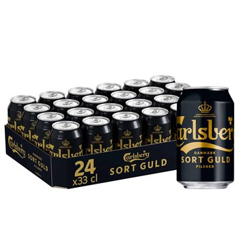 Carlsberg Black Gold Pilsner - 5,8% Bier, 24x33cl Can