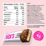 Nicks protein bar mix, keto protein bars låga kolhydrat snacks utan tillsatt socker, glutenfri | 15g protein med kollagen (9 proteinstänger x 50 g)