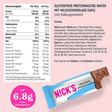 Nicks keto barer jordnötter n fudge, choklad jordnötter karamell snacks, 175 kalorier, 3,9 nettokolhydrater, inget tillsatt socker, glutenfri, lågkolhydrat godis (15x40g)