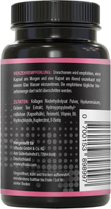 BRNR LADY BRNR - BeautyFit stofskifteformel med vitamin B6, bindevæv med kobber, kollagen, højdosis hyaluronsyre, biotin, 120 kapsler