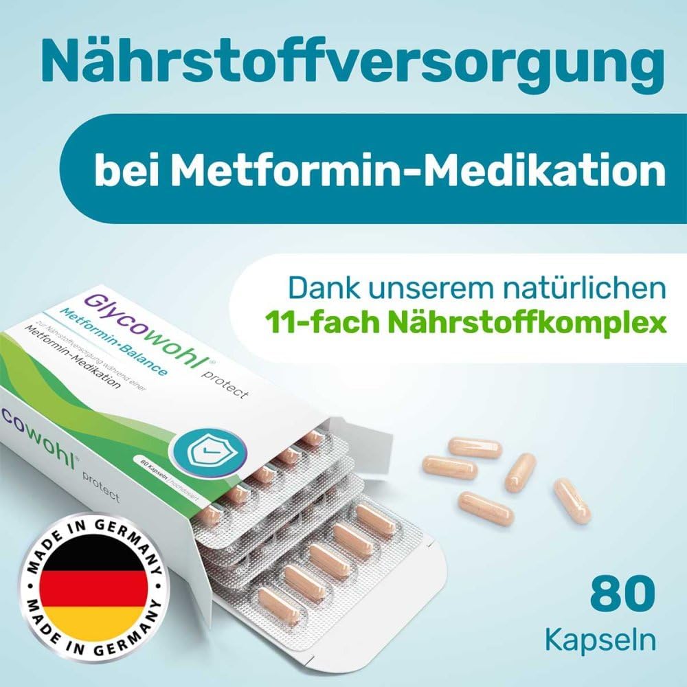 Glycowohl Metformin Balance Nährstoffversorg.Kaps. 80 STK