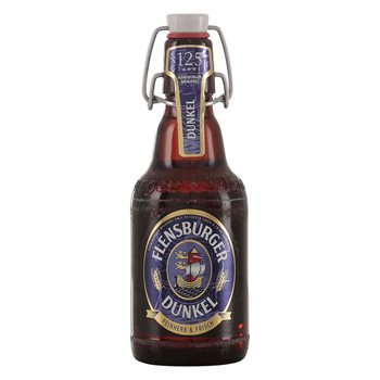 Flensburger Dunkel 4,8% 0,33 l. + pantalon