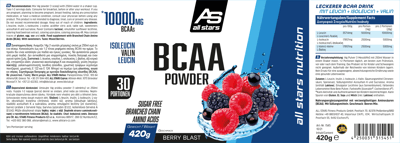 Alla stjärnor BCAA Powder Berry Blast 420g