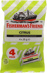 Fisherman's Friend Citrus 4pk 100g