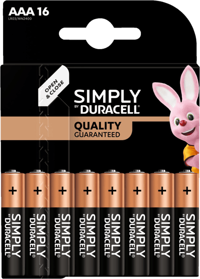 Duracell SIMPLY AAA (MN2400 LR03) 16 stk