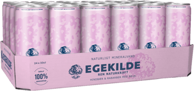 Egekilde Hindbær & Rabarber 24x033 l