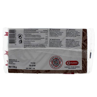 Carletti Kæmpeplade lys 170 g