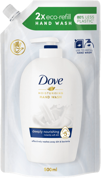 Dove Flydende Håndsæbe Refill 500 ml
