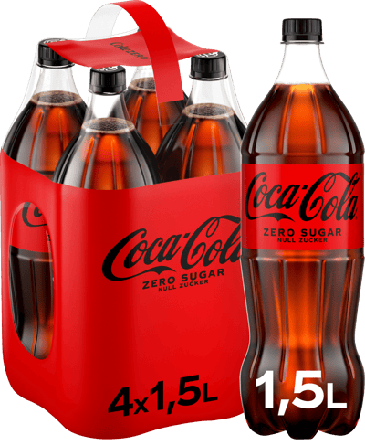 Coca Cola Zero 4 x 15 L Pet